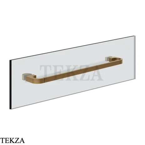 Gessi Perle Полотенцедержатель для крепления на стекло, 45 см 74913-791, бронза Deep
