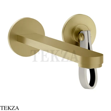 Gessi Pelle Laccetto Смеситель для раковины, внешняя часть, 78488-435, Crème/Brass Br. PVD