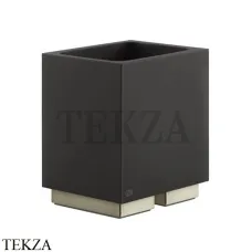Gessi Rettangolo Стакан настольный, композит черный 20832-720, Nickel PVD