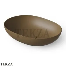 Dea Design Washbasins Раковина настольная 52х38 Solid Surface DD9105 520 1, Dark Camel №1