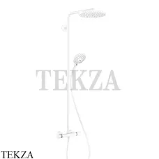 Hansgrohe Raindance Select S Душевая колонна с термостатом 240 1jet 27633700, белый матовый
