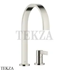 Dornbracht MEM Смеситель для кухни с отдельными розетками 32815682-08, платина глянец