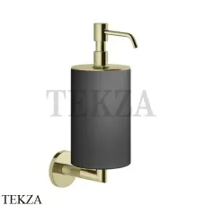 Gessi ANELLO Дозатор для жидкого мыла настенный, композит черный 63714-710, Brass PVD