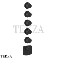 Gessi Ingranaggio-Anello Термостат для душа, 5 потоков, внешняя часть 43240-299, Black XL