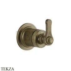 Gessi VENTI20 Вентиль запорный, 1 поток, внешняя часть 65247-713, Antique Brass