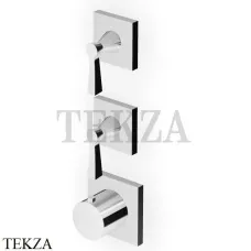 Zucchetti Bellagio Термостат для душа, 2 выхода, внешняя часть ZB2802, хром глянец