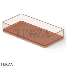 Dea Design Washbasins Раковина настольная 80х40 см Glasstech DD9010 800 R9,  Brown Copper R9