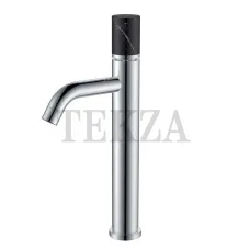 Boheme Stick Смеситель для раковины высокий Stick 122-CR-MR-B Chrome MRAMOR Black