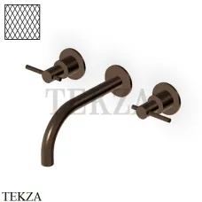 Zucchetti Helm Diagonal Смеситель для раковины, внешняя часть ZHL760.XP21G3, brushed chocolate PVD