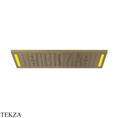 Gessi COLOUR Накладная душевая панель 300х500, 4 функции 57882-713, Antique Brass