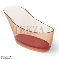 Dea Design Elegant Ванна отдельностоящая овальная 169x75 Glasstech DD8613 1690 R9, Brown Copper R9