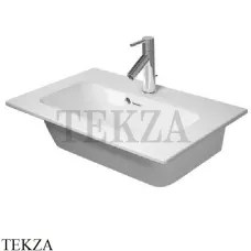 Duravit ME by Starck Раковина подвесная или на тумбу, с переливом 2342630000, белый глянец