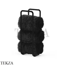 Decor Walther BASIC DW 223 Держатель для гостевых полотенец 0859160, черный матовый