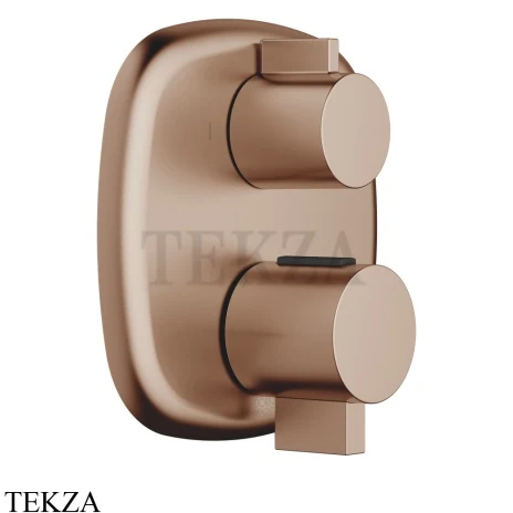 Dornbracht COYA Термостат для душа 2 потока, внешняя часть 36426404-42, Brushed Bronze (PVD)