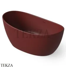 Dea Design Elegant Ванна отдельностоящая овальная 163x85 Solid Surface DD8611 1630 17, Red Wine №17
