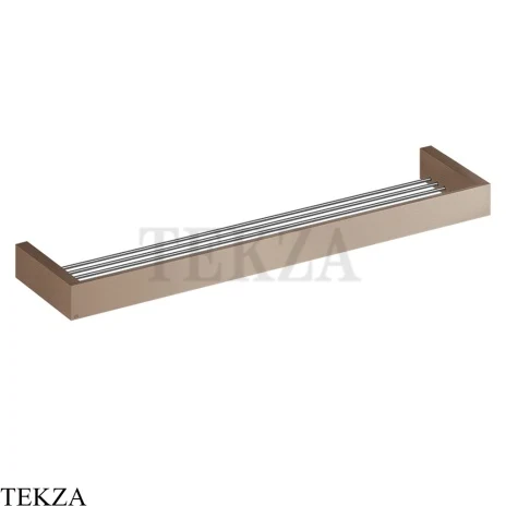 Gessi Rettangolo Решетка-полка в душевую зону 60 см 20949-708, Copper Br. PVD
