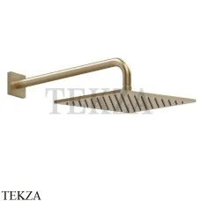 Gessi RILIEVO Верхняя душевая лейка с кронштейном 59158-726, Warm Bronze Br