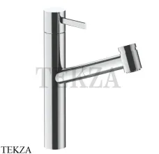 Fantini AF/21 Смеситель для кухни поворотный, выдвижной душ 2702A754F, хром глянец