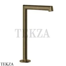 Gessi Ingranaggio-Anello Излив для раковины на столешницу, высокий 63323-713, Antique Brass