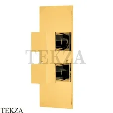 FIMA Carlo Frattini FIT Термостат для душа 2-3 потока, F3509X7OR, золото глянец