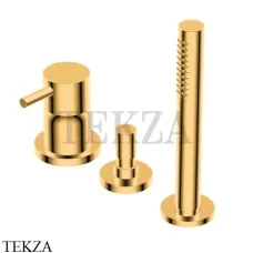 Ritmonio Diametro35 S Смеситель на борт ванны, с гарнитуром PR52EF201 DOR, Gold глянец