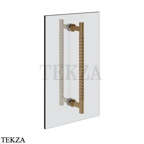 Gessi Pelle Tresse Полотенцедержатель для крепления на стекло, 45 см 78632-791, Deep Bronze Brushed PVD