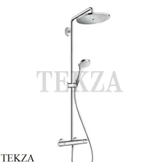 Hansgrohe Croma Select S 280 1jet Showerpipe Душевая колонна, термостат 26790000, хром глянец Hansgrohe Croma Select S 280 1jet Showerpipe Душевая колонна, термостат 26790000, хром глянец