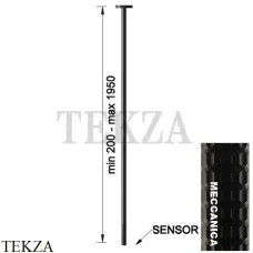 Gessi 316 MECCANICA Потолочный электронный смеситель под размер 54226-299, Black XL