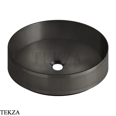 Gessi VENTI20 Умывальник на столешницу 65601-707 Black Metal Brushed PVD
