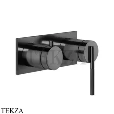 Gessi INGRANAGGIO Смеситель для душа на планке, 2 потока, внешняя часть 63579-706, Black Metal Gessi INGRANAGGIO Смеситель для душа на планке, 2 потока, внешняя часть 63579-706, Black Metal