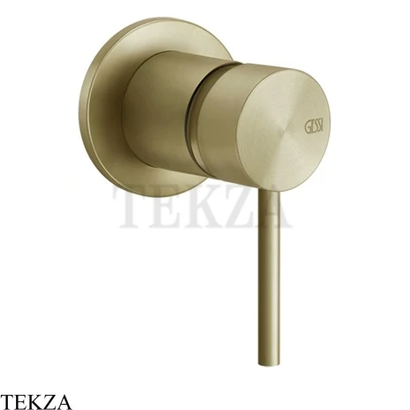 Gessi 316 SHOWER Смеситель для душа, внешняя часть 54019-727, Brushed Brass PVD