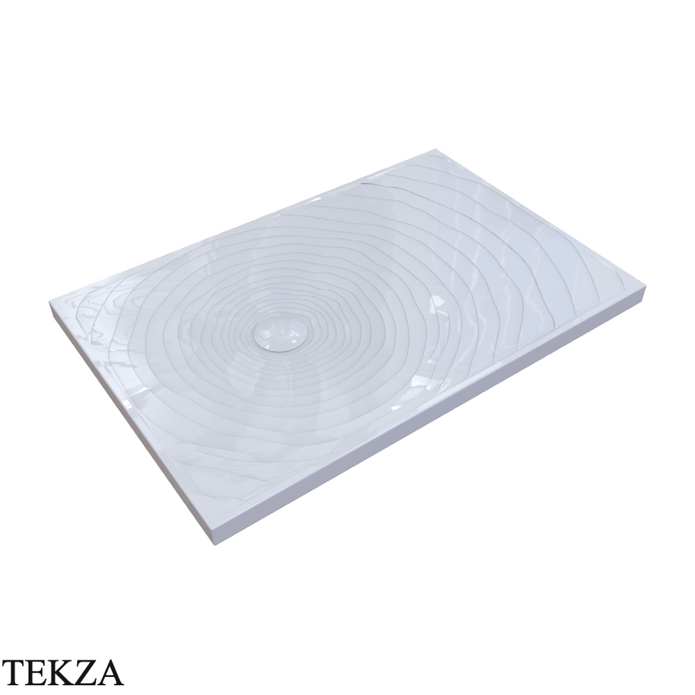 Flaminia Water Drop душевой поддон 120×80×5,5 см, белый глянец