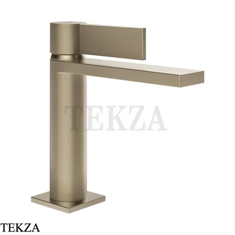 Gessi Inverso Diamantato Смеситель для раковины, с донным клапаном 73651-149, Finox Brushed Nickel