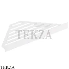 Hansgrohe AddStoris Полка-решетка угловая в душевую зону 41741700,  белый матовый