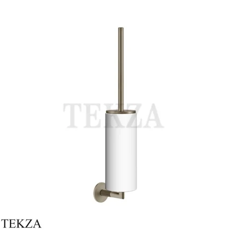 Gessi INGRANAGGIO Туалетный ершик настенный белый 63819-149, Finox Brushed Nickel