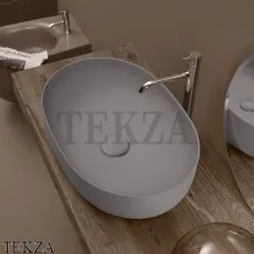 Kerasan Nolita Раковина овальная накладная 534389, Ferro matt