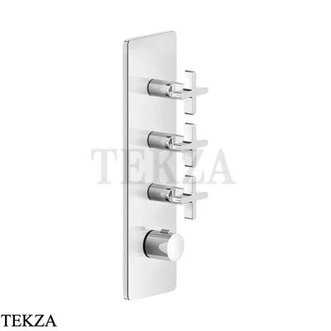 Gessi INCISO WELLNESS Термостат 3 выхода, внешняя часть 58226-031, хром глянец