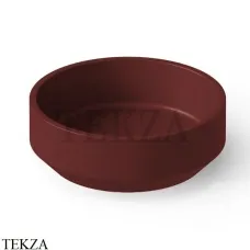 Dea Design Washbasins Раковина настольная круглая Solid Surface DD9096 430 17, Red Wine №17