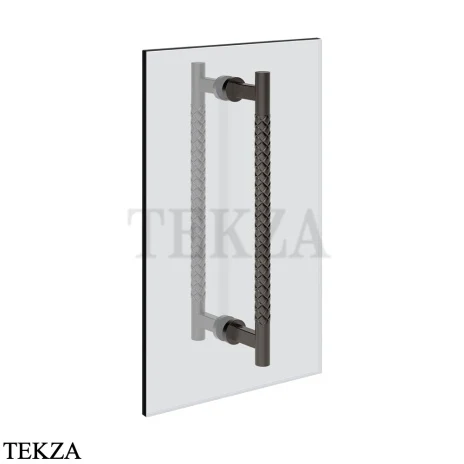 Gessi Pelle Tresse Полотенцедержатель для крепления на стекло, 45 см 78632-707, Black Metal Brushed PVD