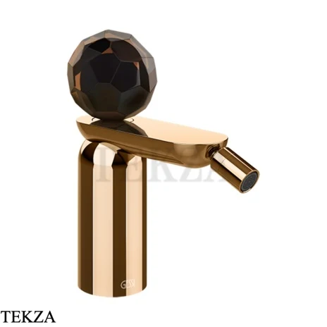 Gessi Perle Смеситель для биде с донным клапаном 74267-735, бронза глянец