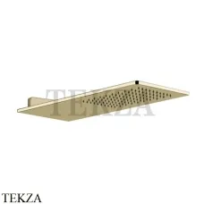 Gessi Rettangolo shower Верхний душ настенного крепления 33095-710, Brass PVD