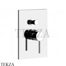 Gessi Emporio Via Tortona Смеситель для душа на 2 потока, внешняя часть 44664-031, хром глянец Gessi Emporio Via Tortona Смеситель для душа на 2 потока, внешняя часть 44664-031, хром глянец