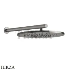 Gessi 316 SHOWER Верхняя душевая лейка с креплением 54148-239, Steel Brushed