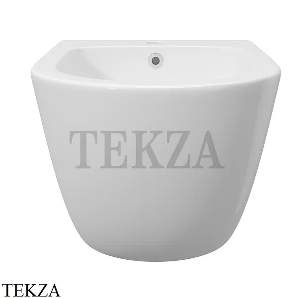 Aqueduto OVO Биде подвесное, 1 отверстие под смеситель OVO0310 Белый глянец