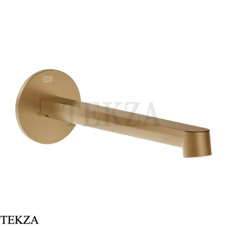 Gessi Ludovica Излив для раковины на стену 76102-726, бронза Brushed