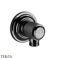 Gessi VENTI20 Вывод воды для душевого шланга 65169-706, Black Metal