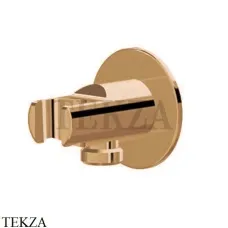 Newform Вывод для шланга с держателем для ручного душа 827.31.023, Brushed bronze
