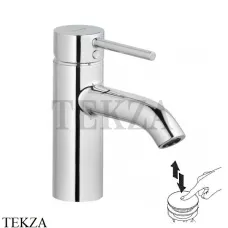 Kludi BOZZ Смеситель для раковины 75, с донным клапаном 382660576, хром глянец