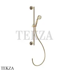 Gessi VENTI20 Штанга в комплекте с душевой лейкой, шланг 65143-735, Warm Bronze PVD