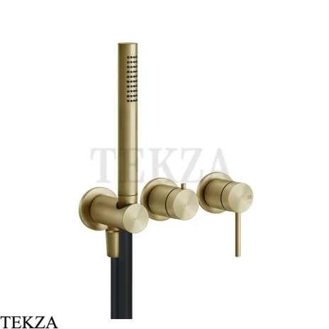 Gessi 316 SHOWER Смеситель для душа, внешняя часть 54039-727, Brushed Brass PVD